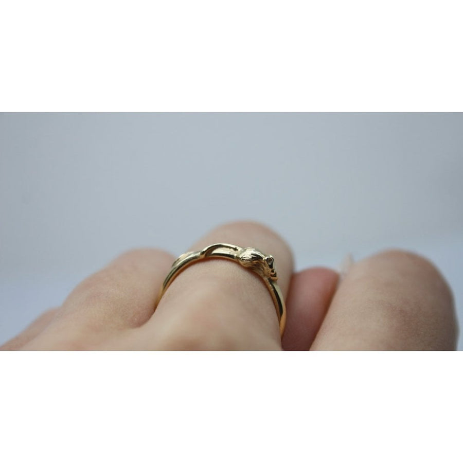 Bensons Originals 9ct Yellow Gold Signature 'Mouse' Ring