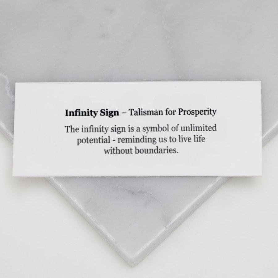 MURU Sterling Silver Coin Necklace - INFINITY