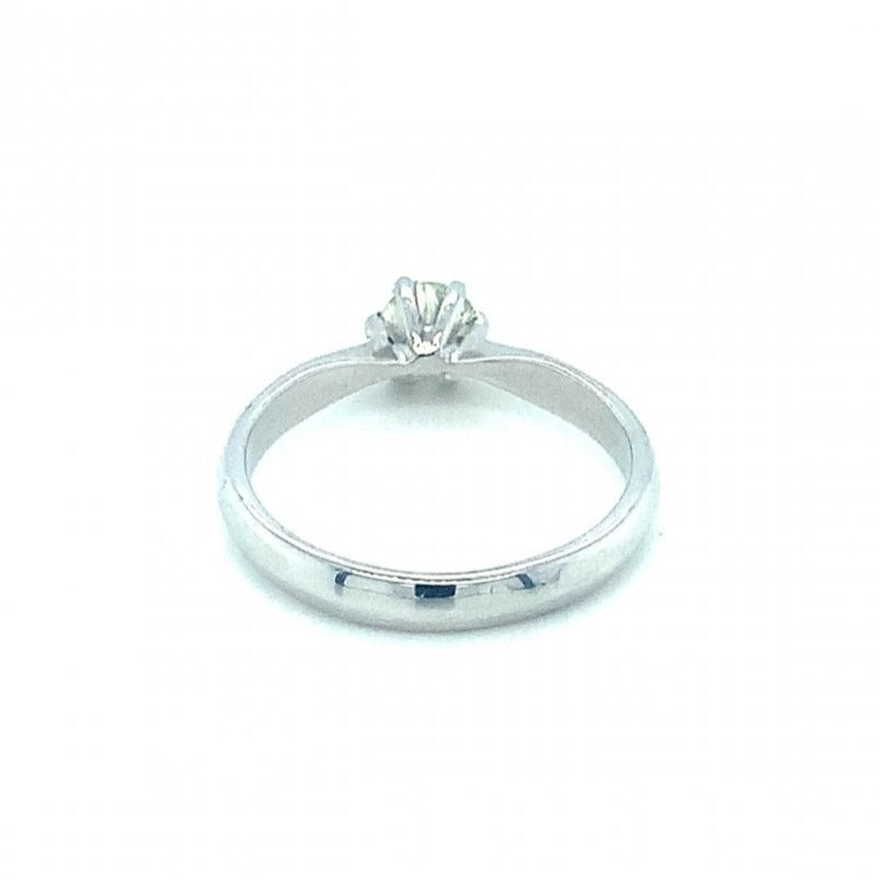 9ct White Gold 0.30ct Diamond Solitaire Ring