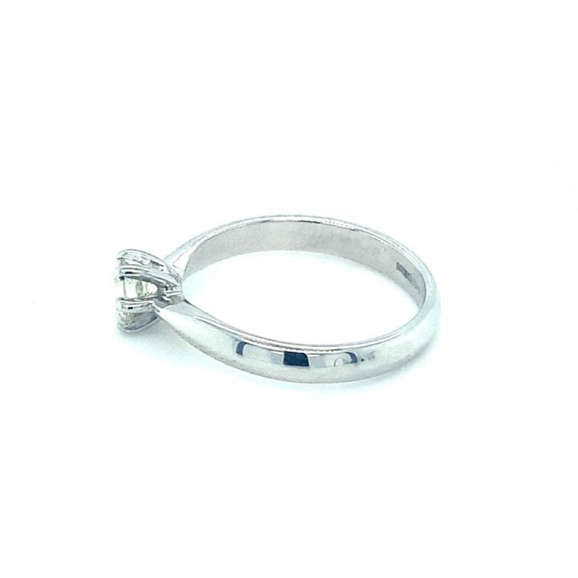 9ct White Gold 0.30ct Diamond Solitaire Ring