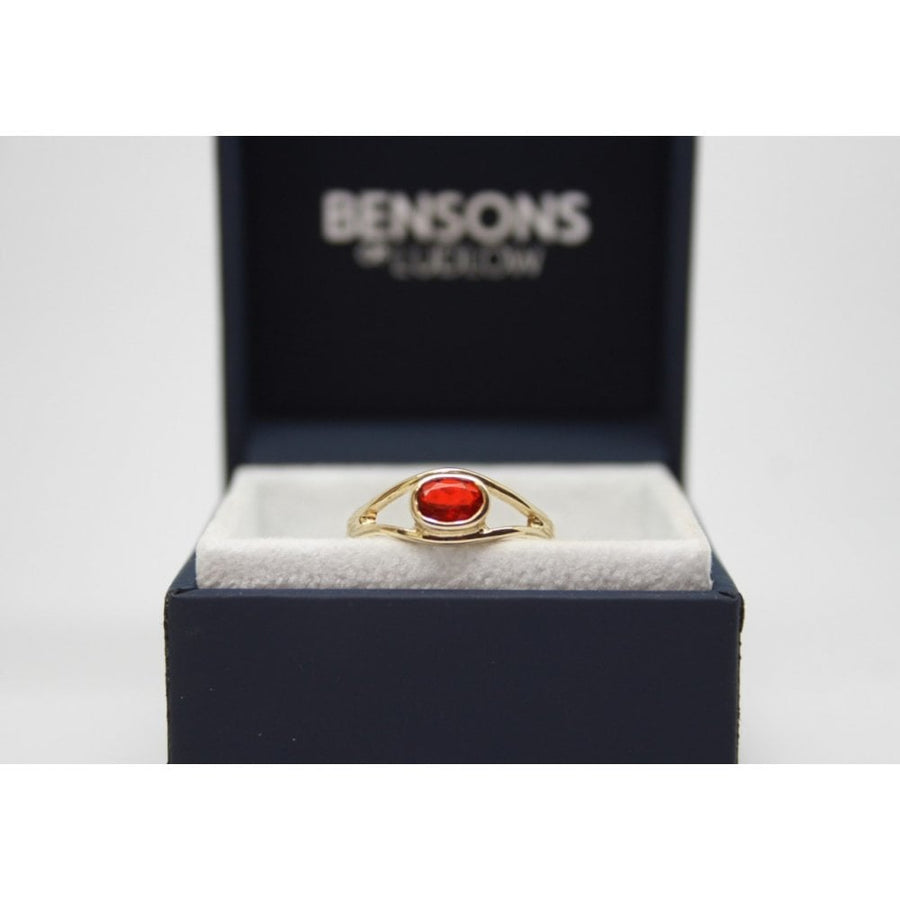 Bensons Originals 9ct Yellow Gold Fire Opal Ring