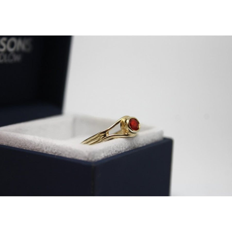 Bensons Originals 9ct Yellow Gold Fire Opal Ring