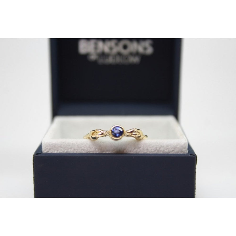 Bensons Originals 9ct Yellow Gold Signature 'Mouse' Sapphire Ring