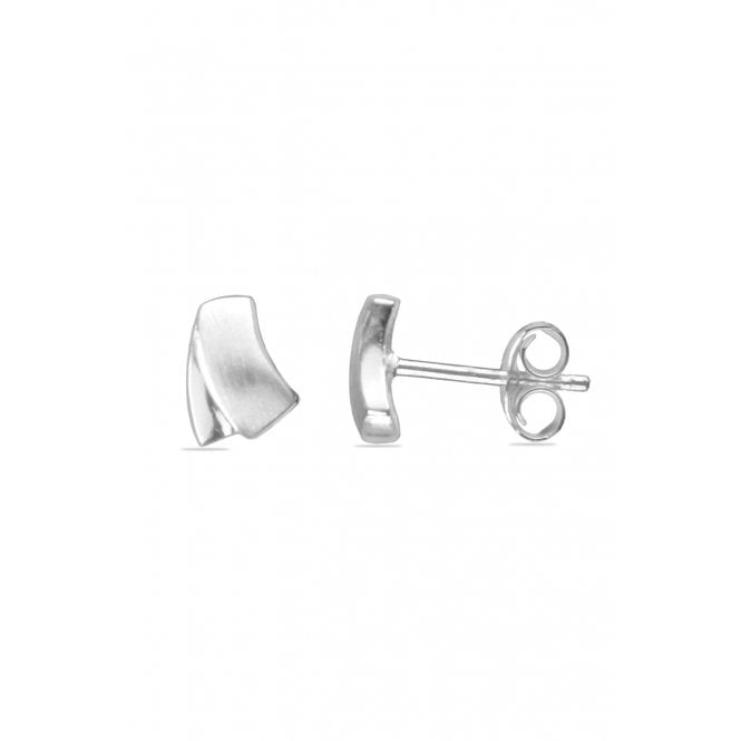 Sterling Silver Double Strand Stud Earrings