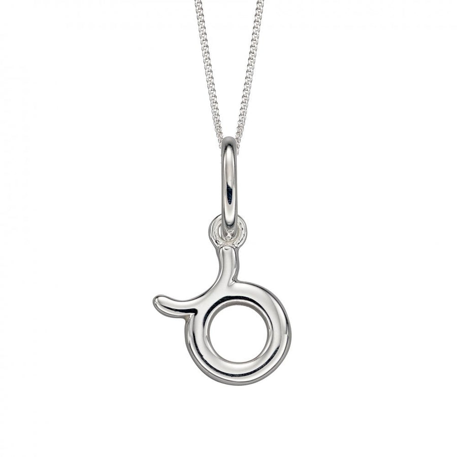 Sterling Silver Taurus Zodiac Necklace