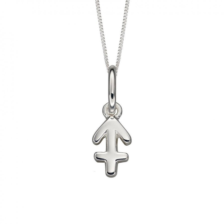 Sterling Silver Sagittarius Zodiac Necklace