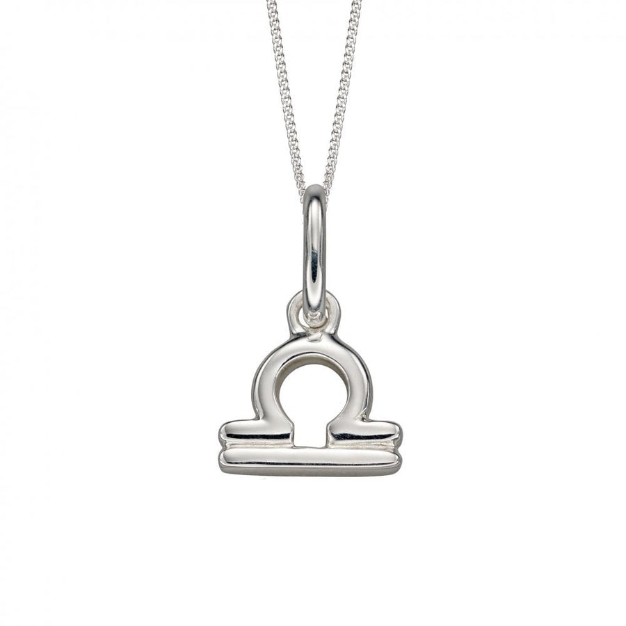 Sterling Silver Libra Zodiac Necklace