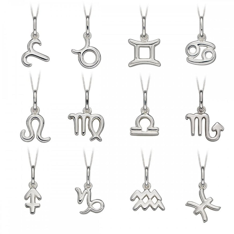 Sterling Silver Libra Zodiac Necklace