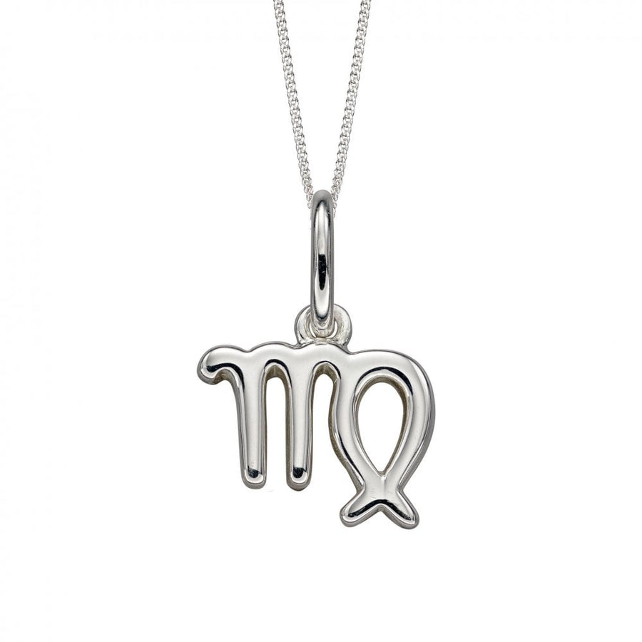 Sterling Silver Virgo Zodiac Necklace