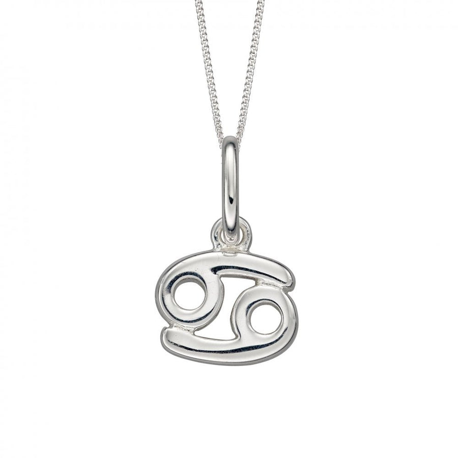 Sterling Silver Cancer Zodiac Necklace