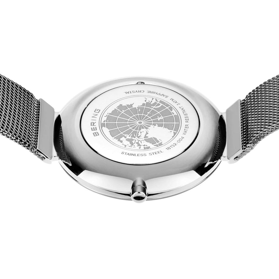 Bering Classic Ladies Steel Mother of Pearl & CZ Watch
