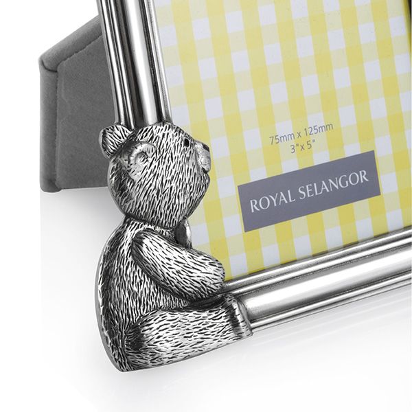 Royal Selangor Pewter 'Teddy Bears' Picnic' Rectangular Photo Frame