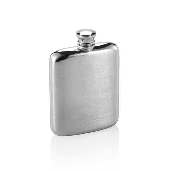 Royal Selangor Large Pewter Impression Hip Flask