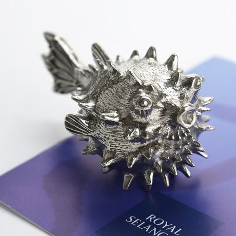Royal Selangor Pewter Puffer Fish Wine Aerator