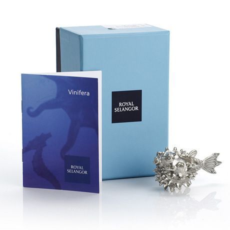 Royal Selangor Pewter Puffer Fish Wine Aerator