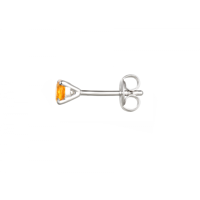 Amore Argento Sterling Silver Citrine Birthstone Earrings