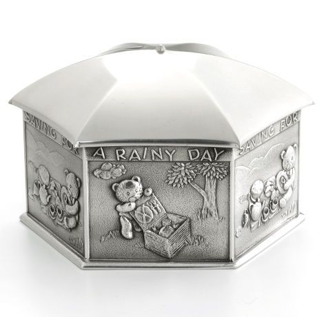 Royal Selangor Pewter Rainy Day Coin Box