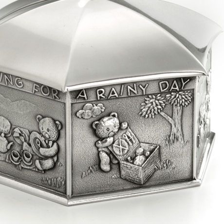 Royal Selangor Pewter Rainy Day Coin Box