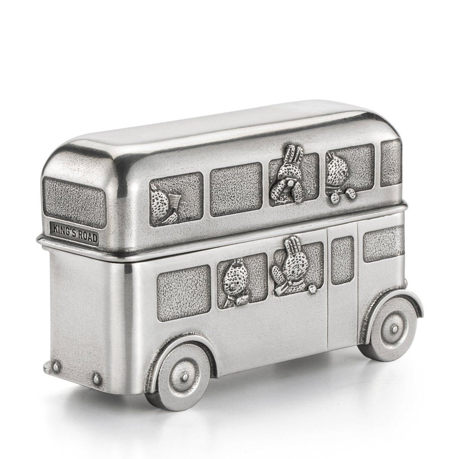 Royal Selangor Bunny's Day Out Bus Trinket Box in Pewter