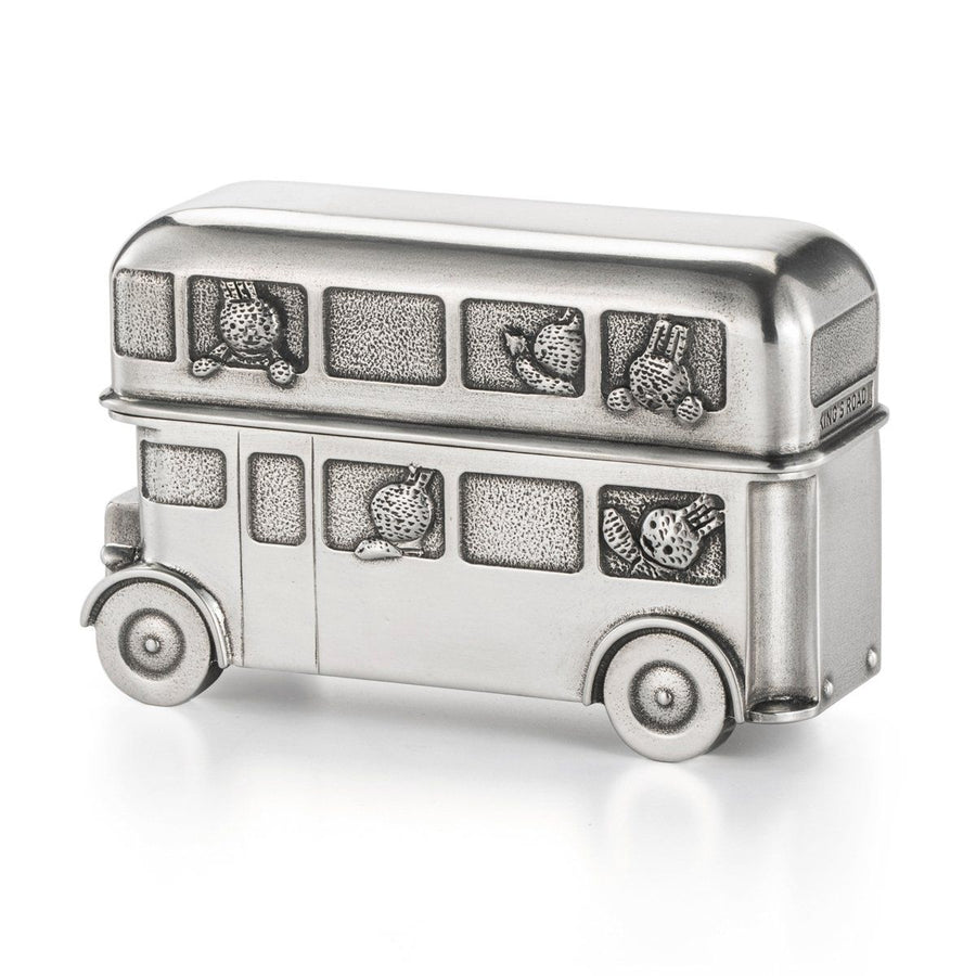 Royal Selangor Bunny's Day Out Bus Trinket Box in Pewter