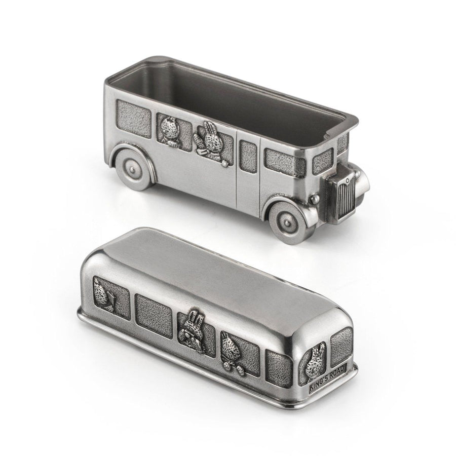 Royal Selangor Bunny's Day Out Bus Trinket Box in Pewter