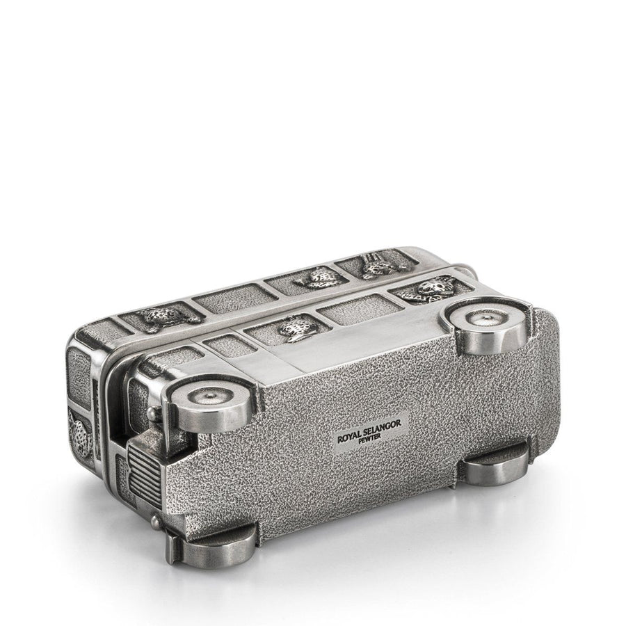 Royal Selangor Bunny's Day Out Bus Trinket Box in Pewter