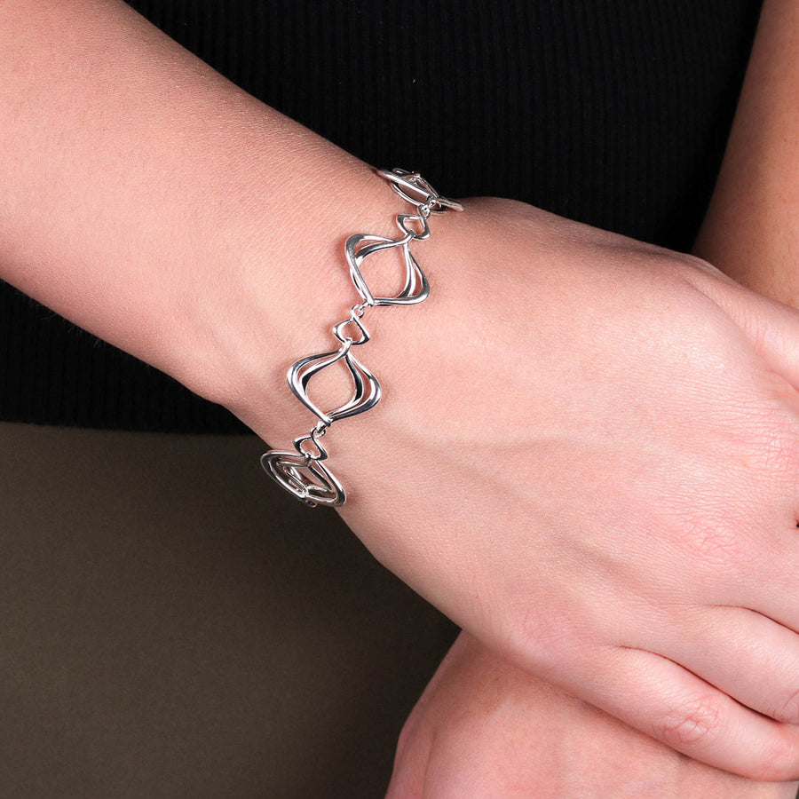 Kit Heath Sterling Silver Alicia Entwine Bracelet