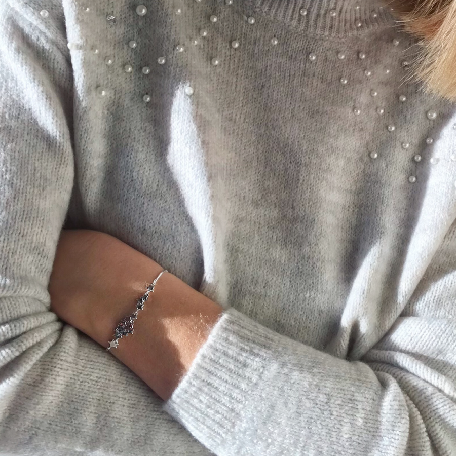 Kit Heath Sterling Silver 'Stargazer' Toggle Bracelet
