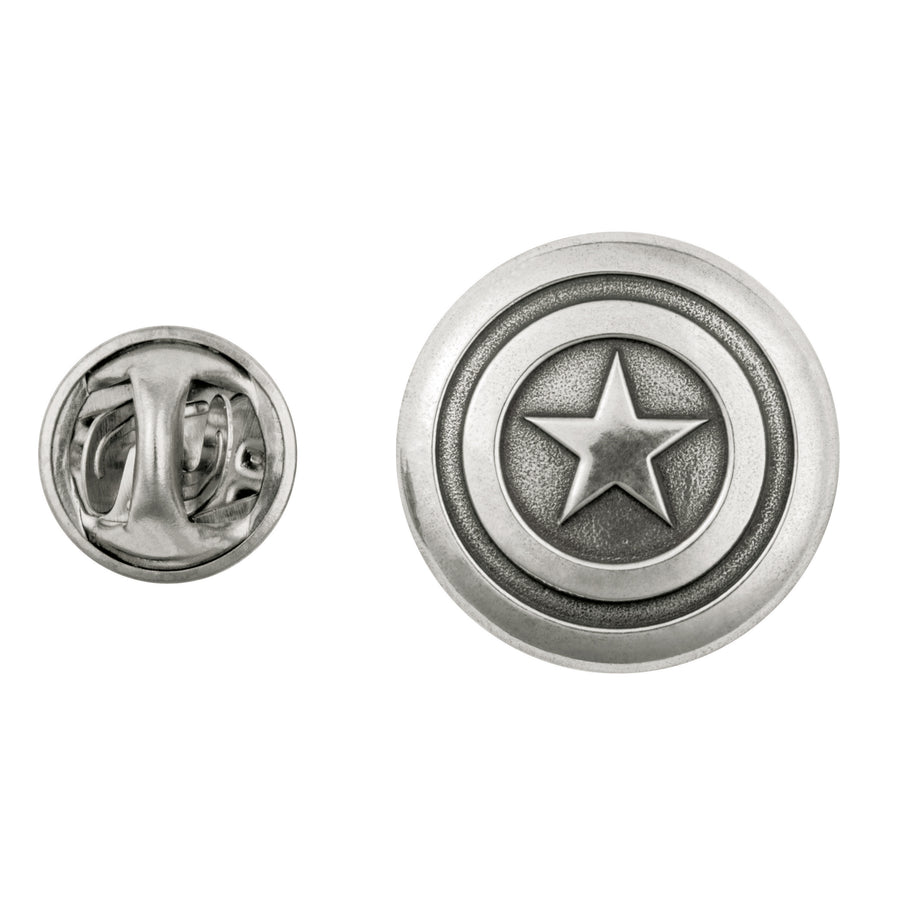 Royal Selangor Marvel Captain America Lapel Pin in Pewter