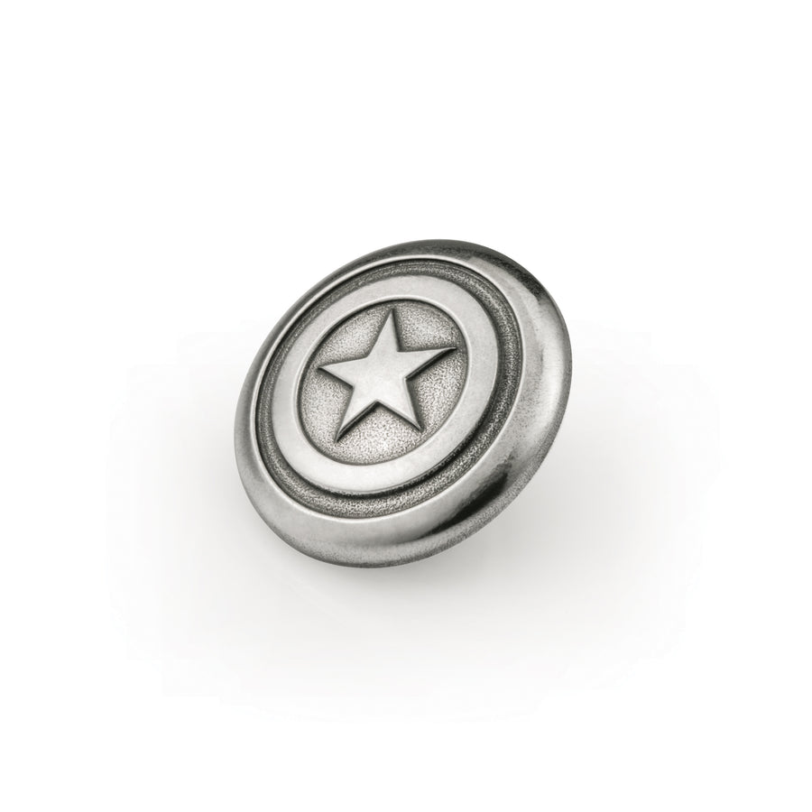 Royal Selangor Marvel Captain America Lapel Pin in Pewter