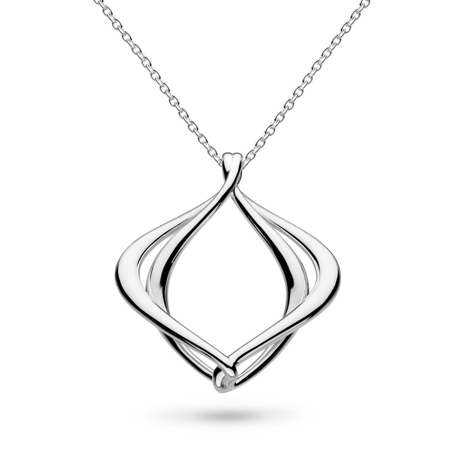 Kit Heath Sterling Silver Large Alicia Pendant & Chain