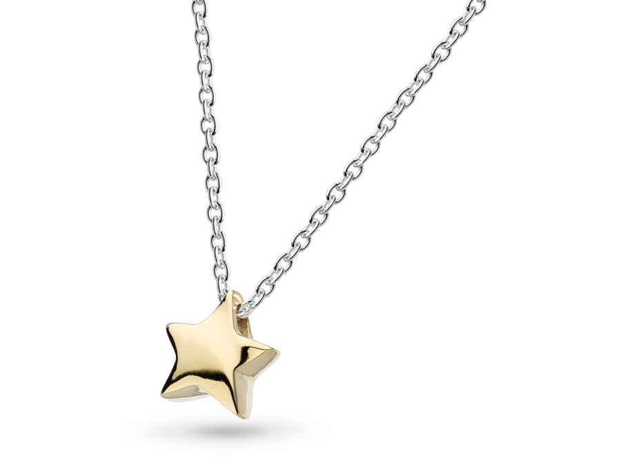 Kit Heath Sterling Silver Gold Plated Mini Star Pendant