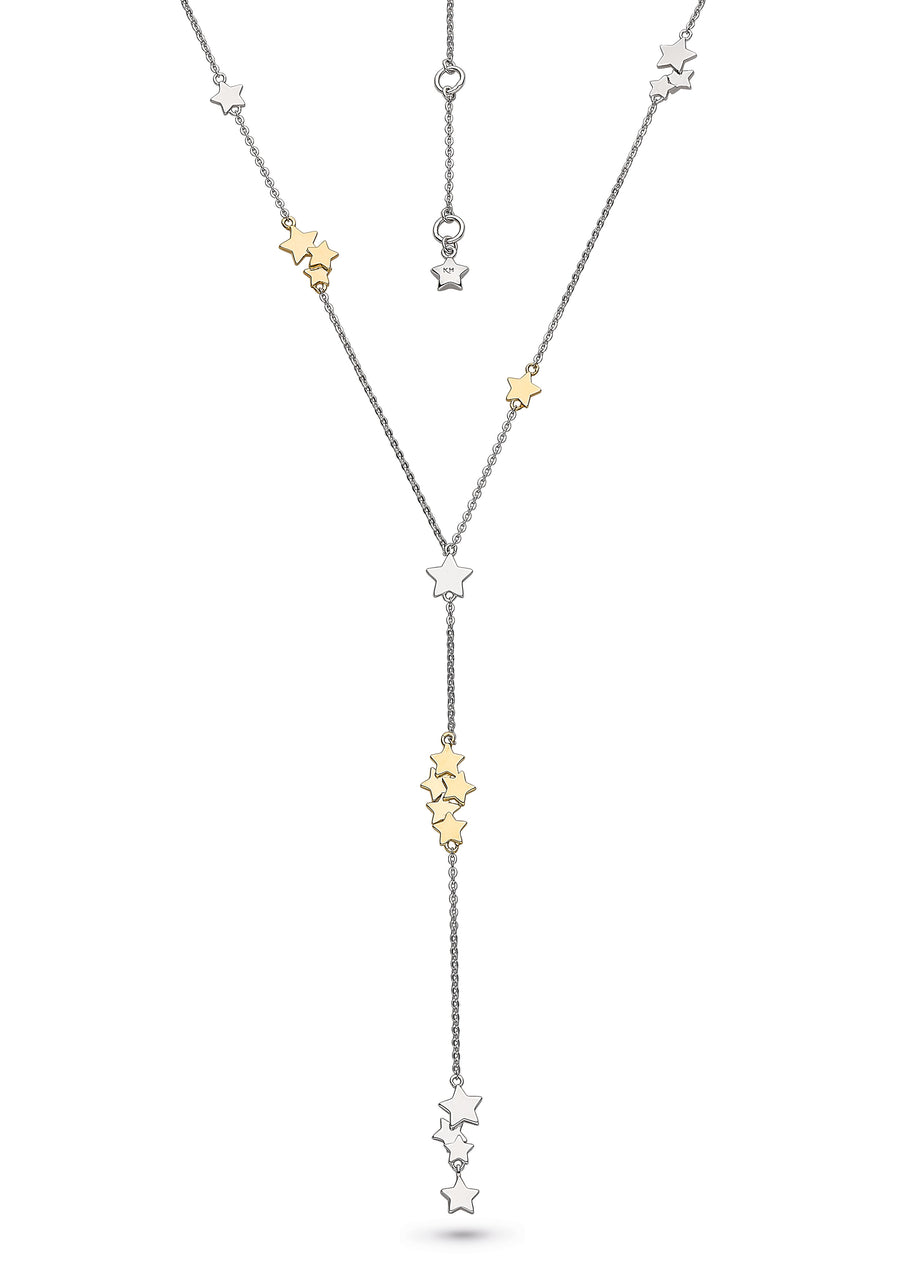 Kit Heath Sterling Silver 'Stargazer' Stellar Two Tone Lariat Necklace