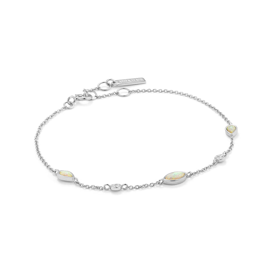 Ania Haie Sterling Silver Opal Colour Bracelet
