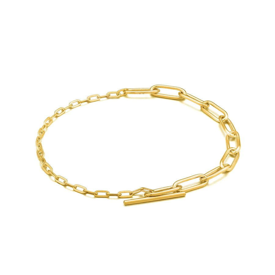 Ania Haie Gold Mixed Link Bracelet