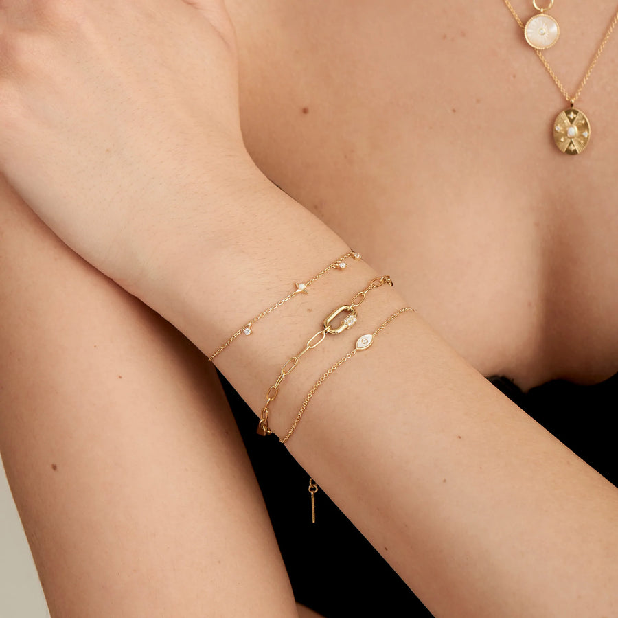 Ania Haie Gold Star Kyoto Opal Bracelet