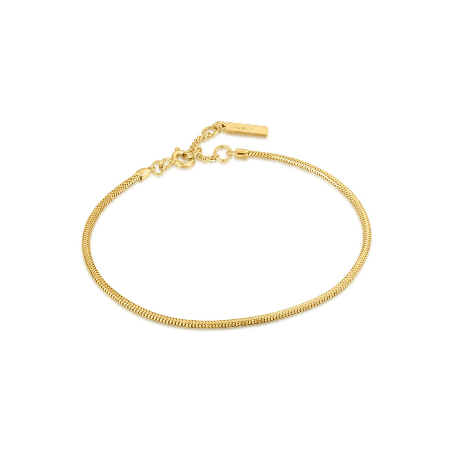 Ania Haie Gold Snake Chain Bracelet