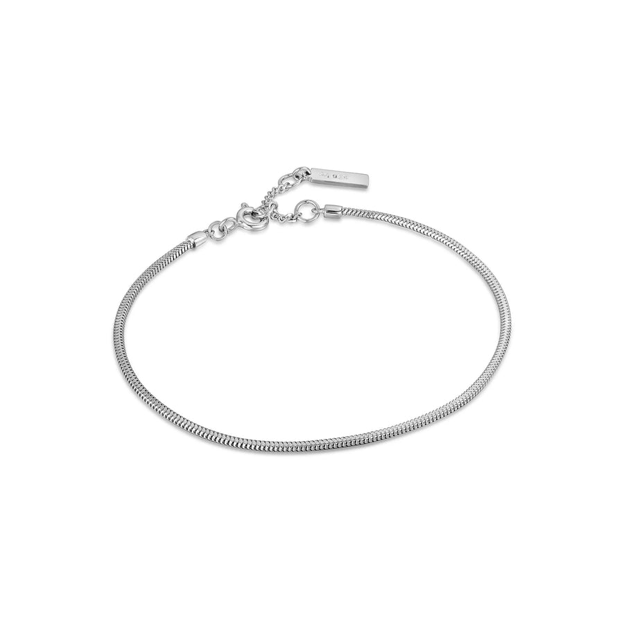 Ania Haie Sterling Silver Snake Chain Bracelet