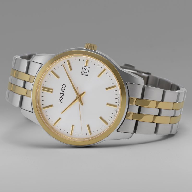 Seiko Gents Two-Tone Round Dial Watch