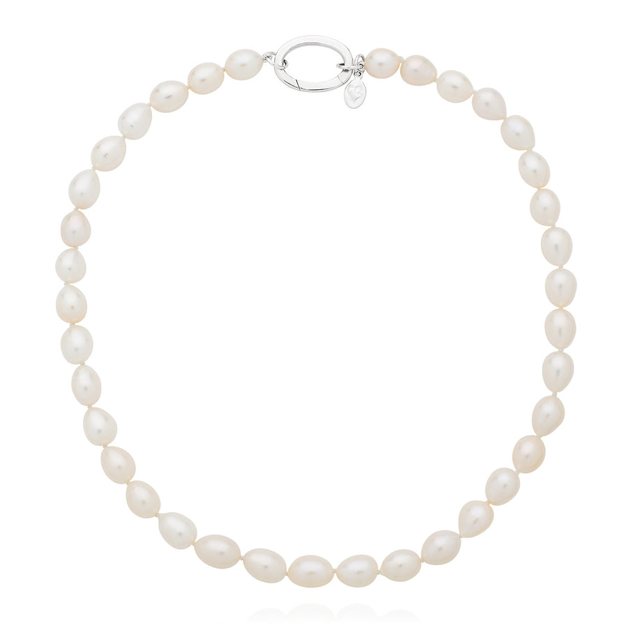 Claudia Bradby 'Sophia' White Freshwater Pearl Necklace