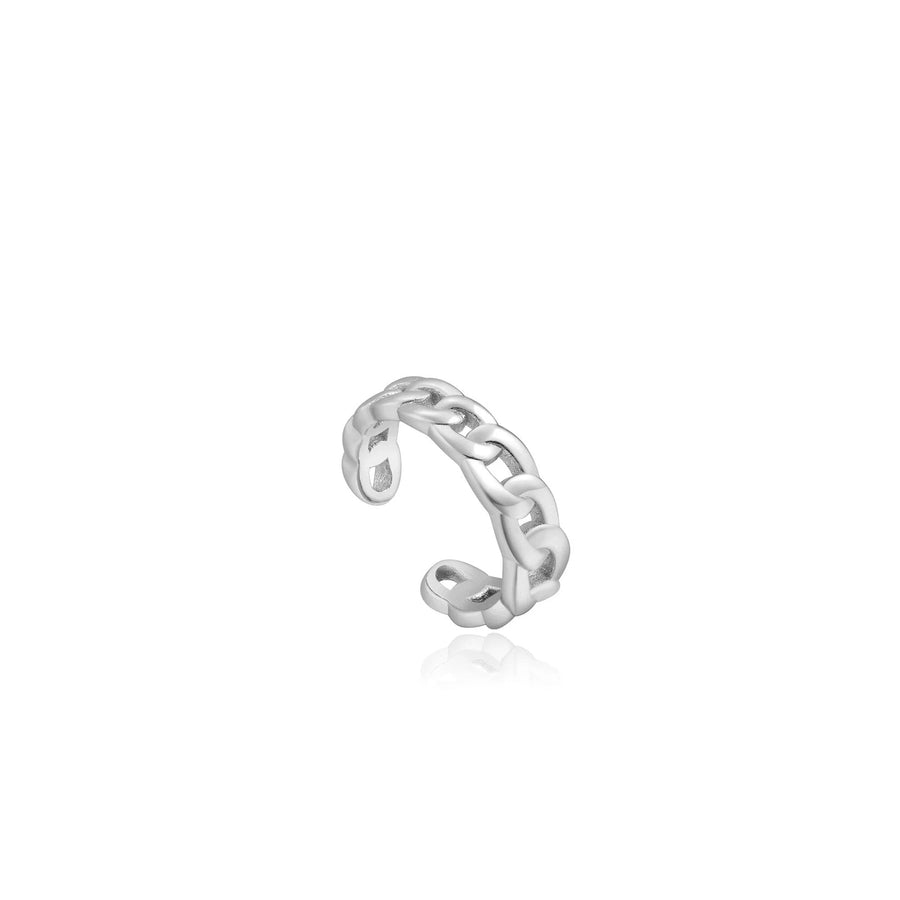 Ania Haie Sterling Silver Curb Chain Ear Cuff