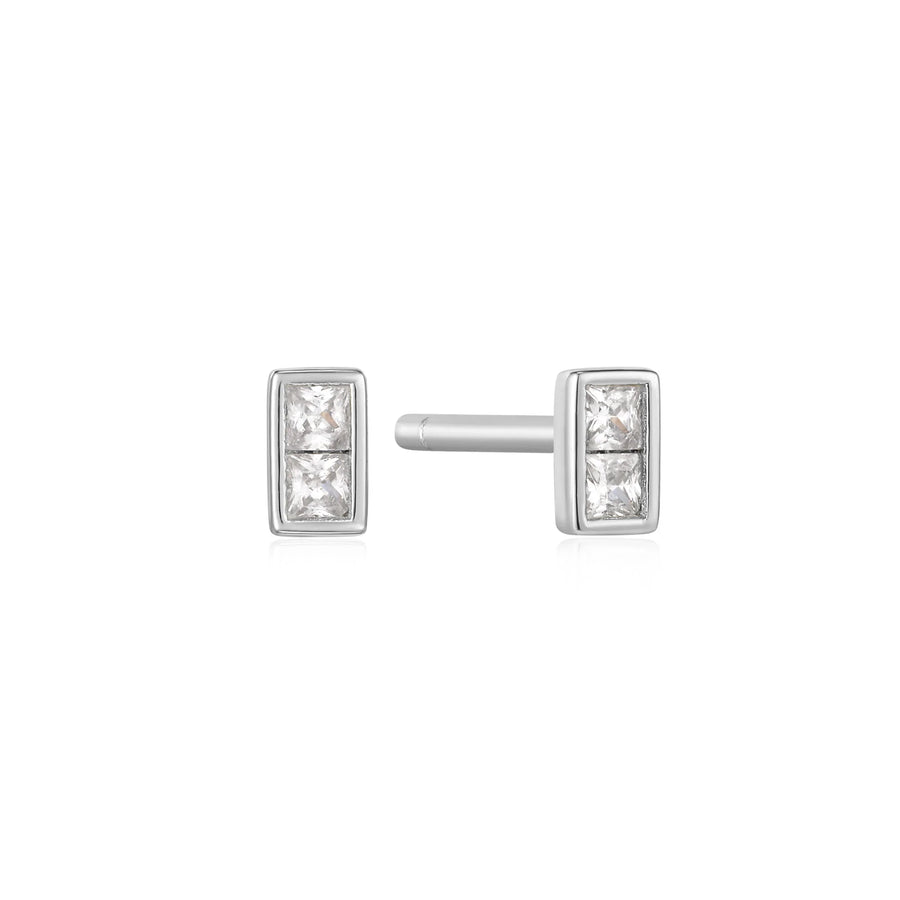 Ania Haie Double CZ Stud Earrings