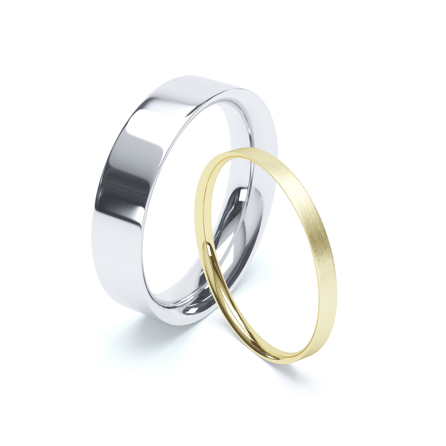 Flat Court Wedding Ring