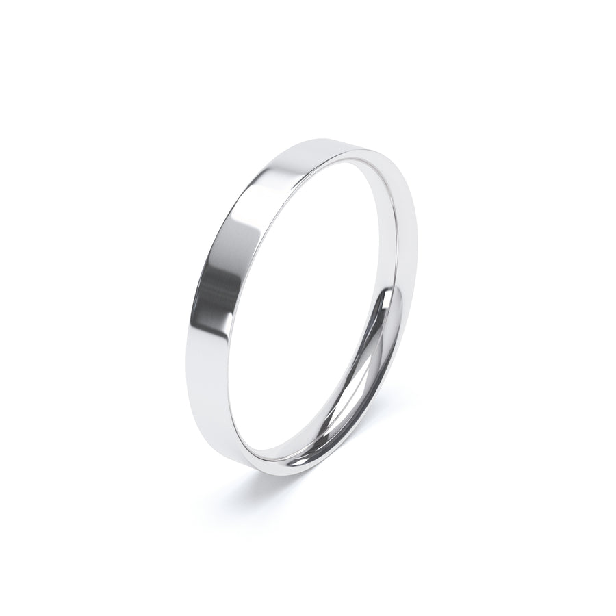 Flat Court Wedding Ring