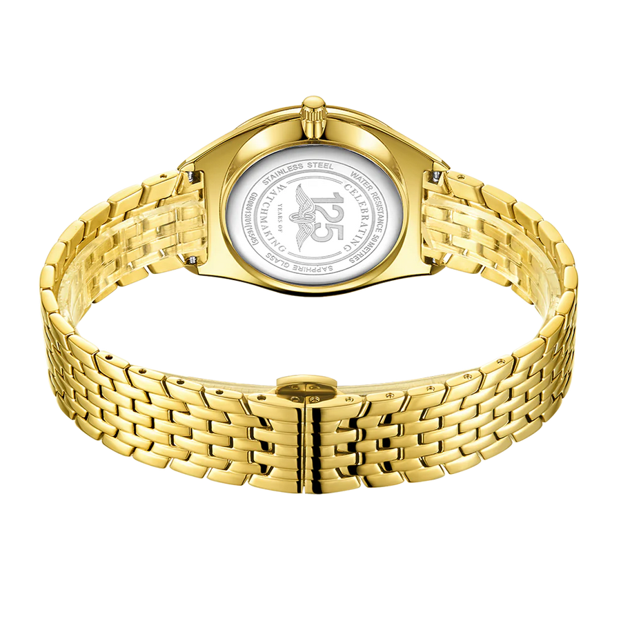 Rotary Gents Gold-Plated Ultra Slim Bracelet Watch