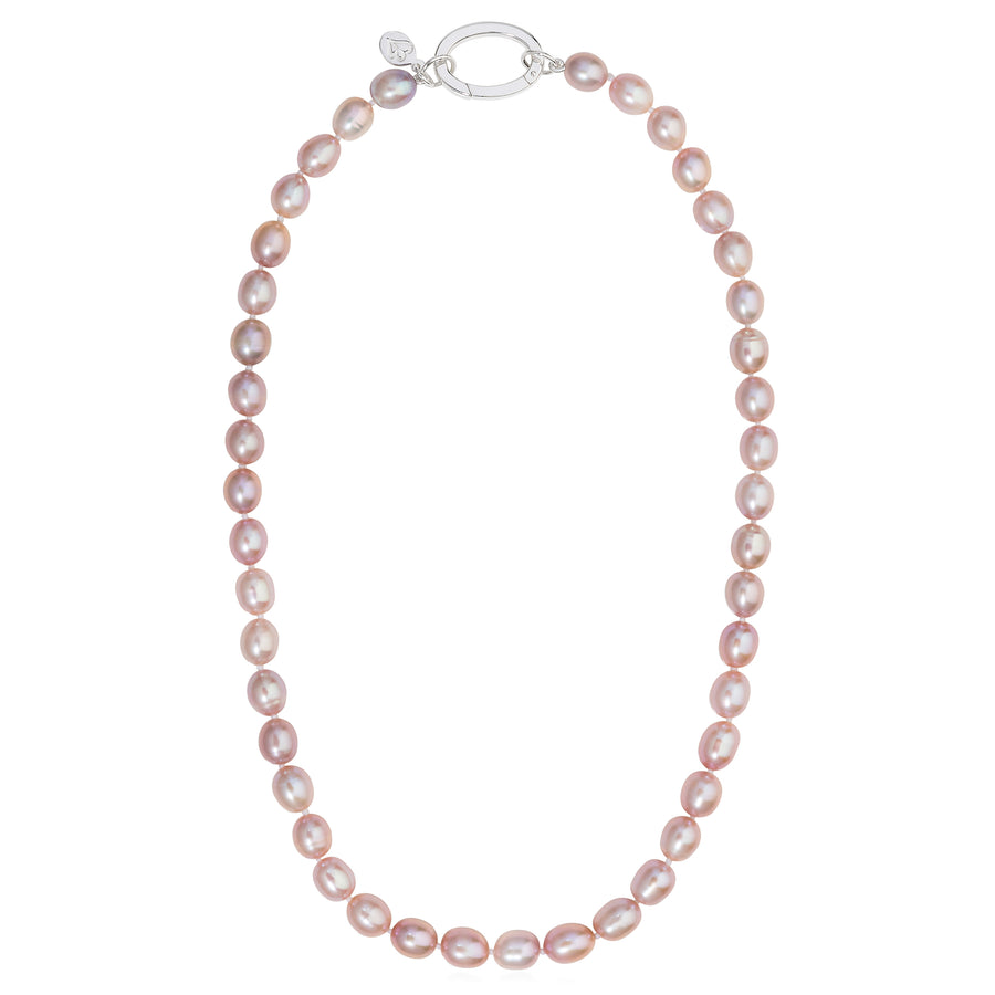 Claudia Bradby 'Greta' Pink Pearl Necklace