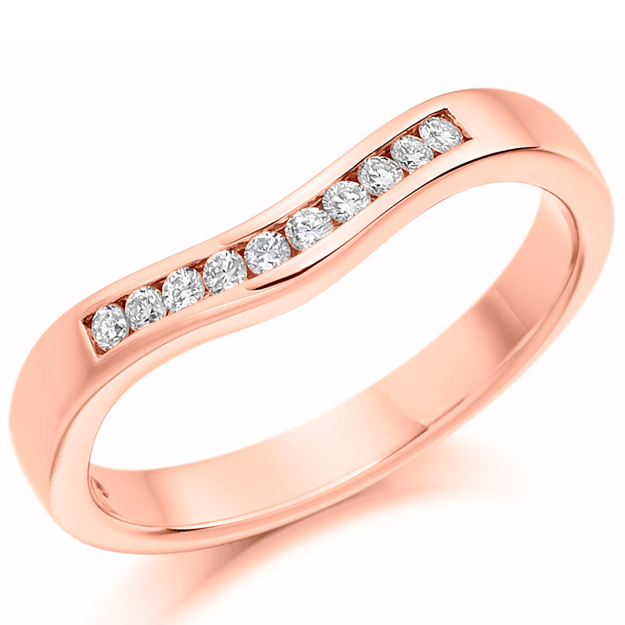 Diamond Wishone Channel Set Wedding Ring