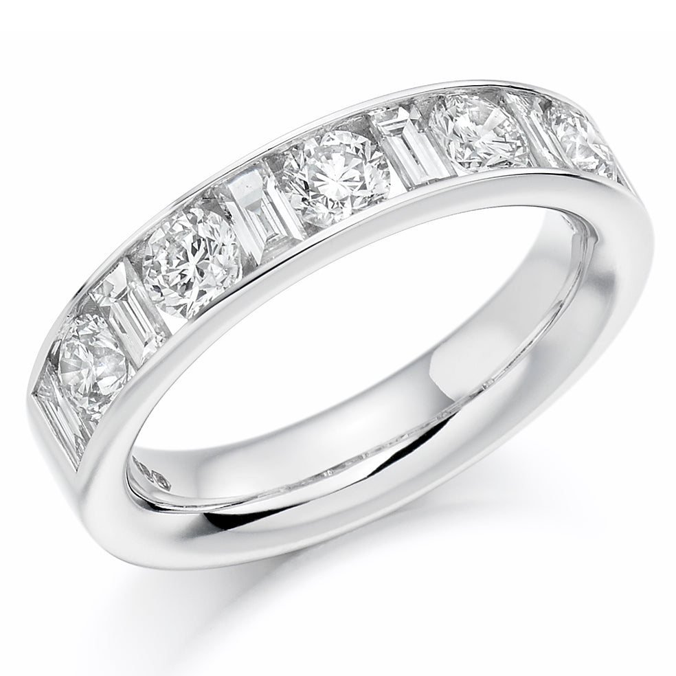 Diamond Mixed-Cut Channel Set Wedding Ring – Bensons of Ludlow