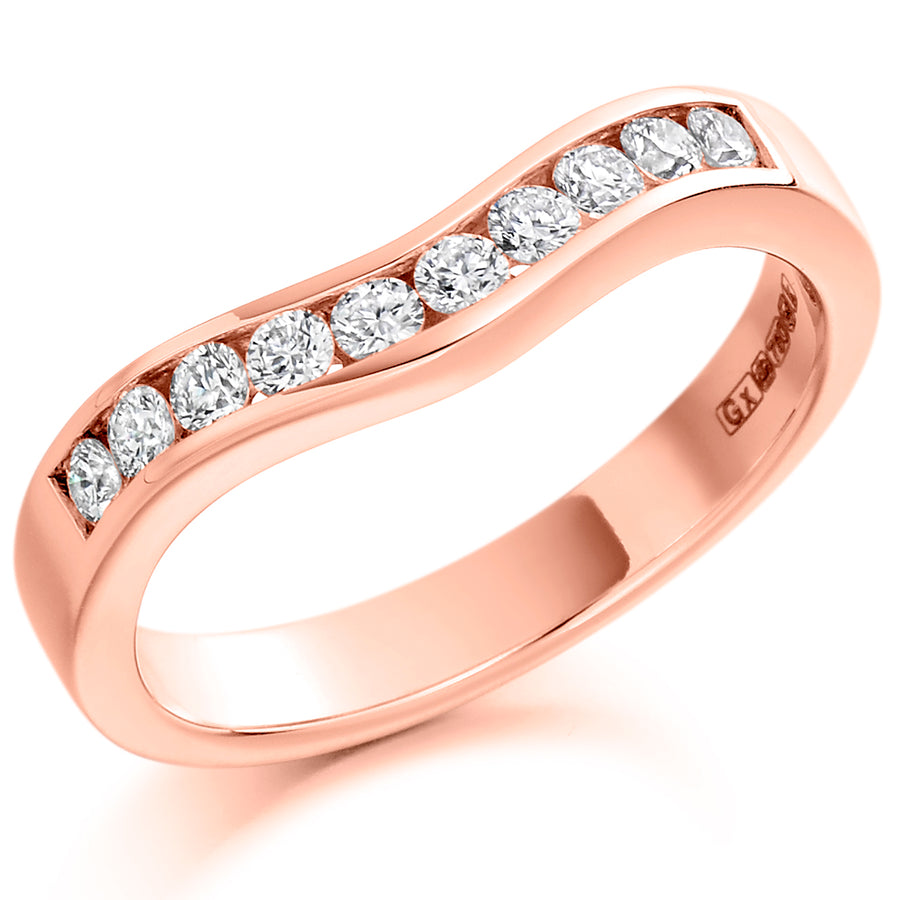 Diamond Wishone Channel Set Wedding Ring