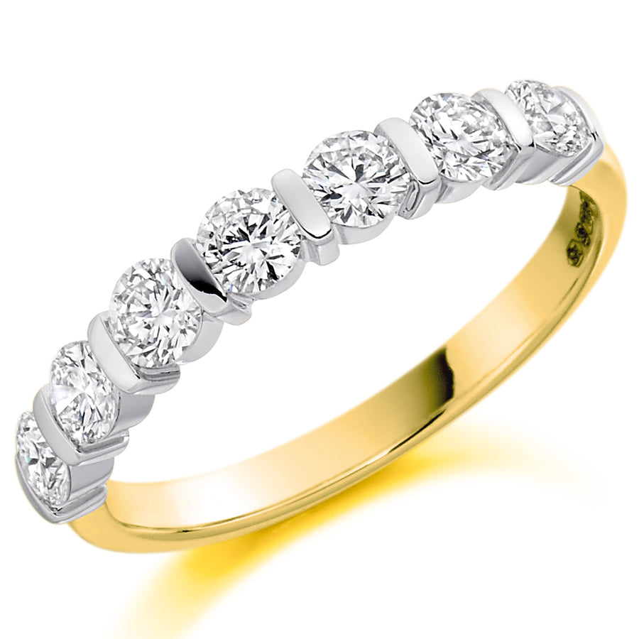 Diamond Bar Set Wedding Ring